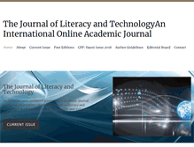 Tablet Screenshot of literacyandtechnology.org